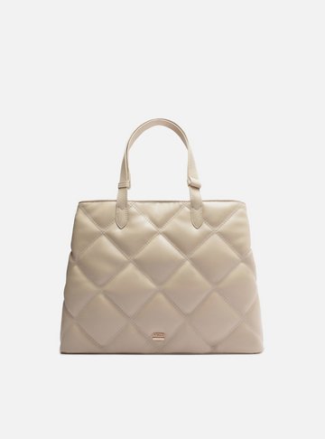 Bolsa Tote Off-White Matelassê Média