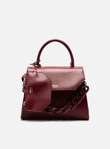 Bolsa Satchel Vinho Iara Média