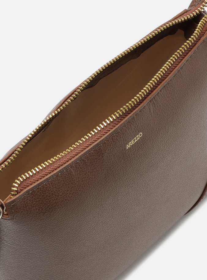 Bolsa Tiracolo Marrom Pequena