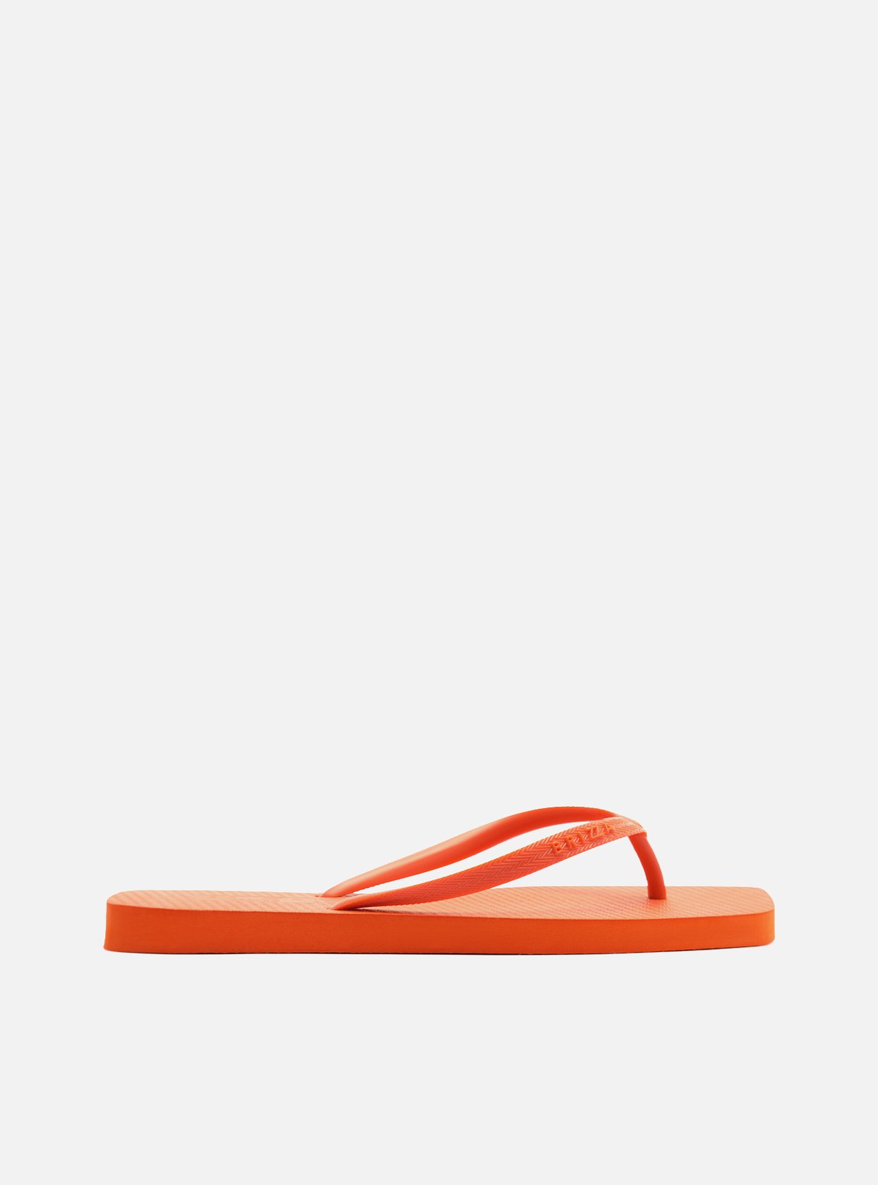 Chinelo de Dedo Laranja Square + Kit Pins — foto 3
