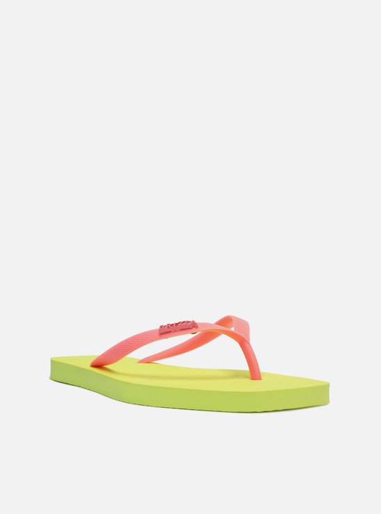 Chinelo de Dedo Multicolorido Bico Quadrado Brizza