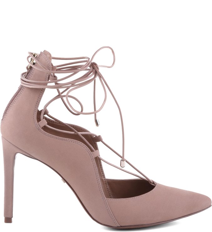Scarpin Nobuck Nude