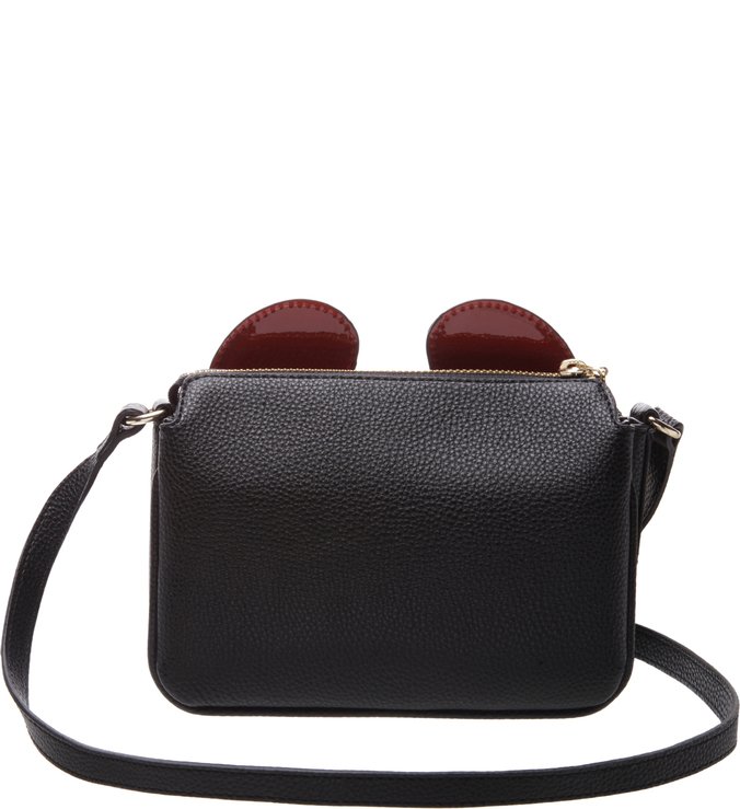 Disney | Bolsa Tiracolo Pequena Mickey Preto e Royal Red
