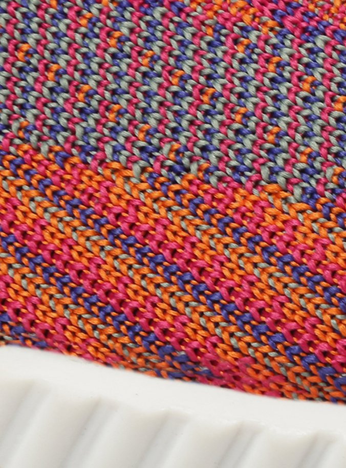 Tênis Slip On Colorido Knit ZZ Mov