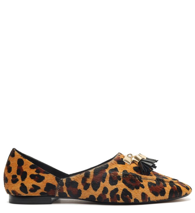 Mocassim Animal Print Barbicacho Maria
