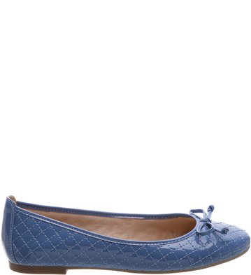 Sapatilha Verniz Matelassê Blue Bird