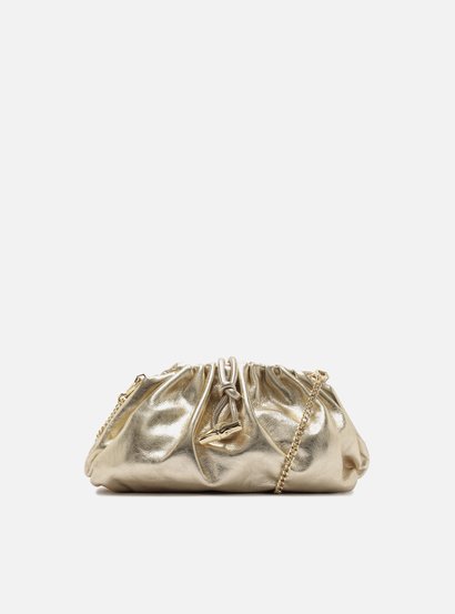 Bolsa Tiracolo Dourada Isla Média | Arezzo