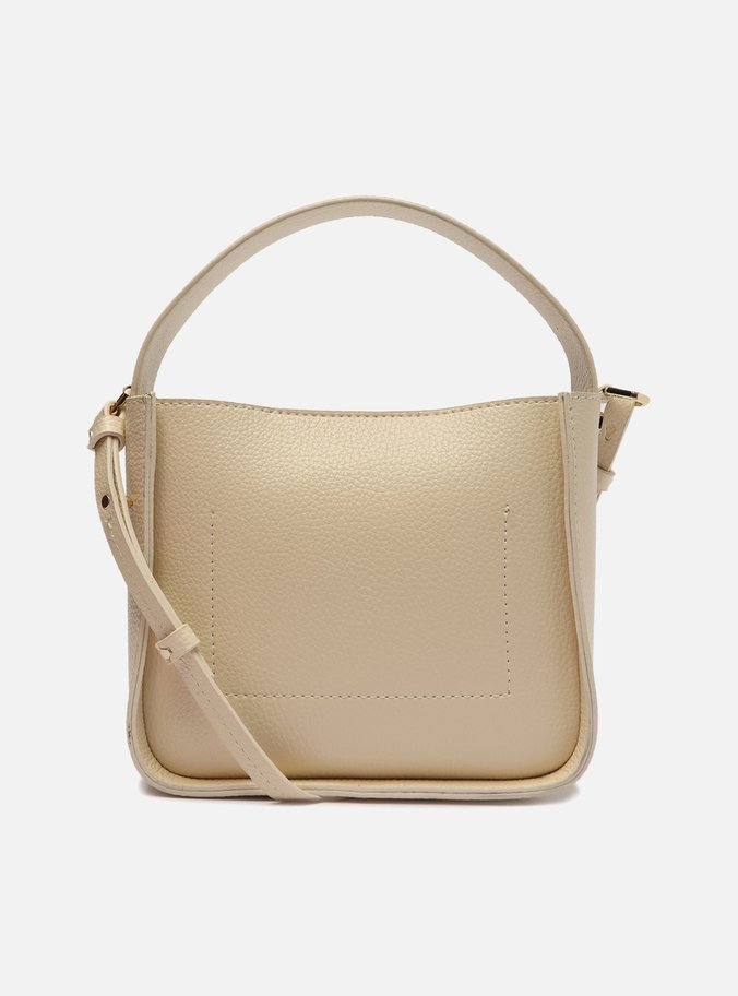 Bolsa Tote Off-White Couro Pouch Pequena