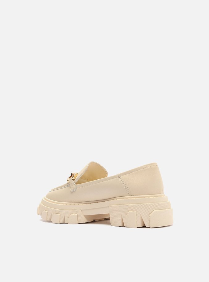 Mocassim Infantil Off-White Tratorado Bridão Bambini