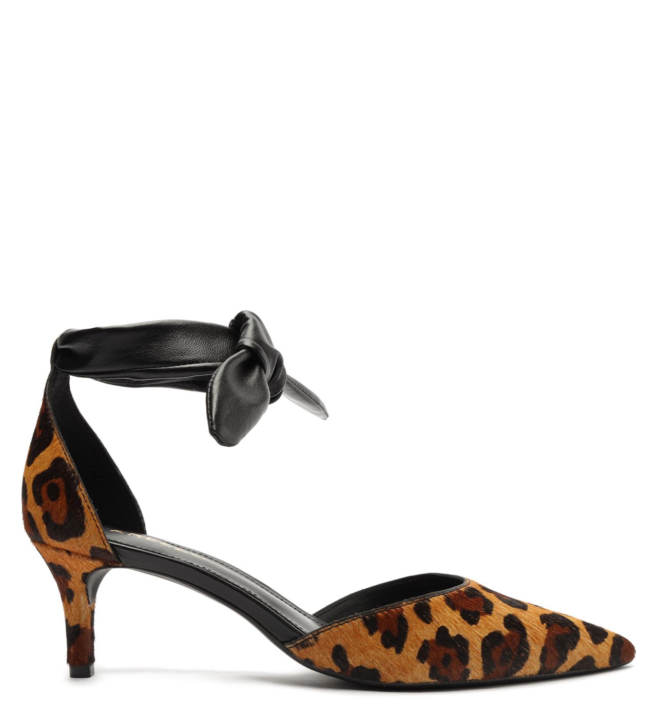 EU laceup cutso 平成 Scarpin Animal Print Pelo Bloco Lace Up Iza | Arezzo