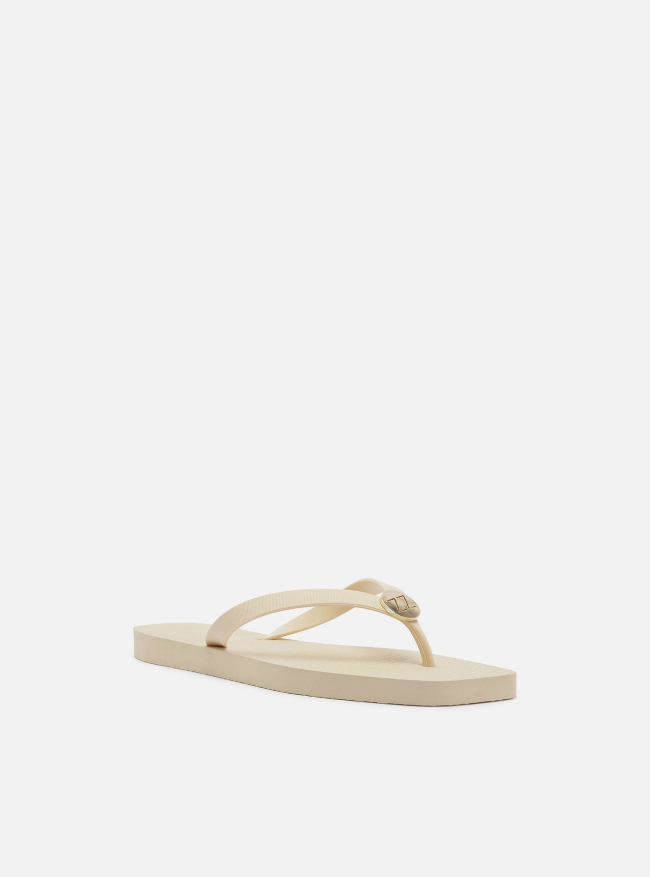 Chinelo de Dedo Off White Flatform Metais Brizza — foto 2