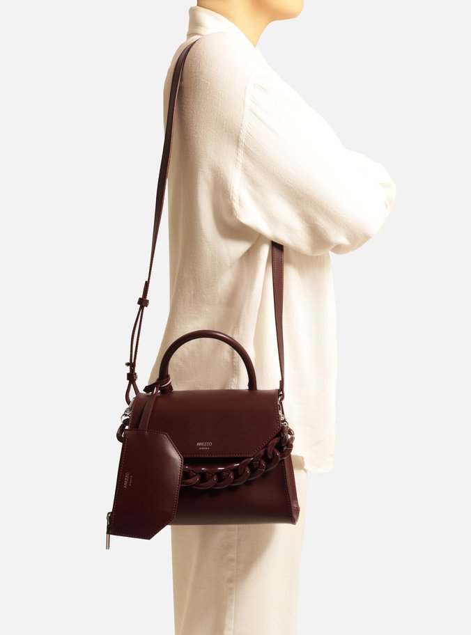 Bolsa Satchel Vermelha Iara Média