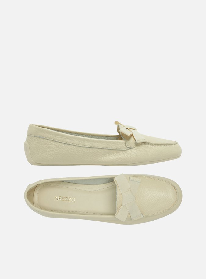Mocassim Off-White Francesca