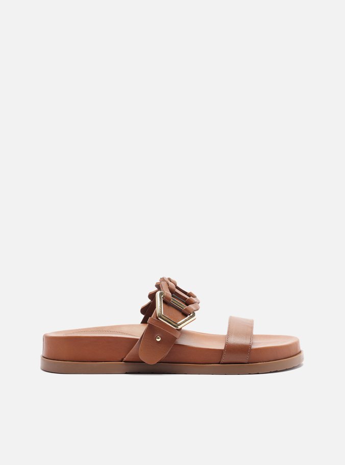 Papete Rasteira Marrom