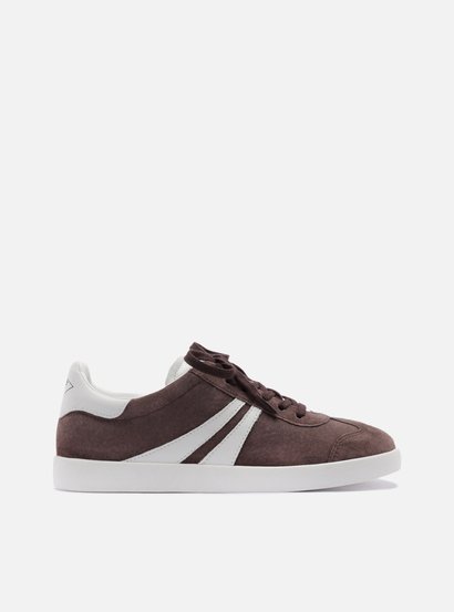 Tênis Vermelho Suede ZZ Mov Listras | Arezzo
