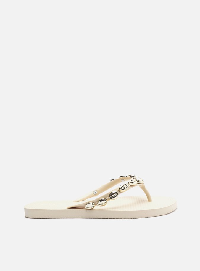 Chinelo de Dedo Off-White Essential Búzios