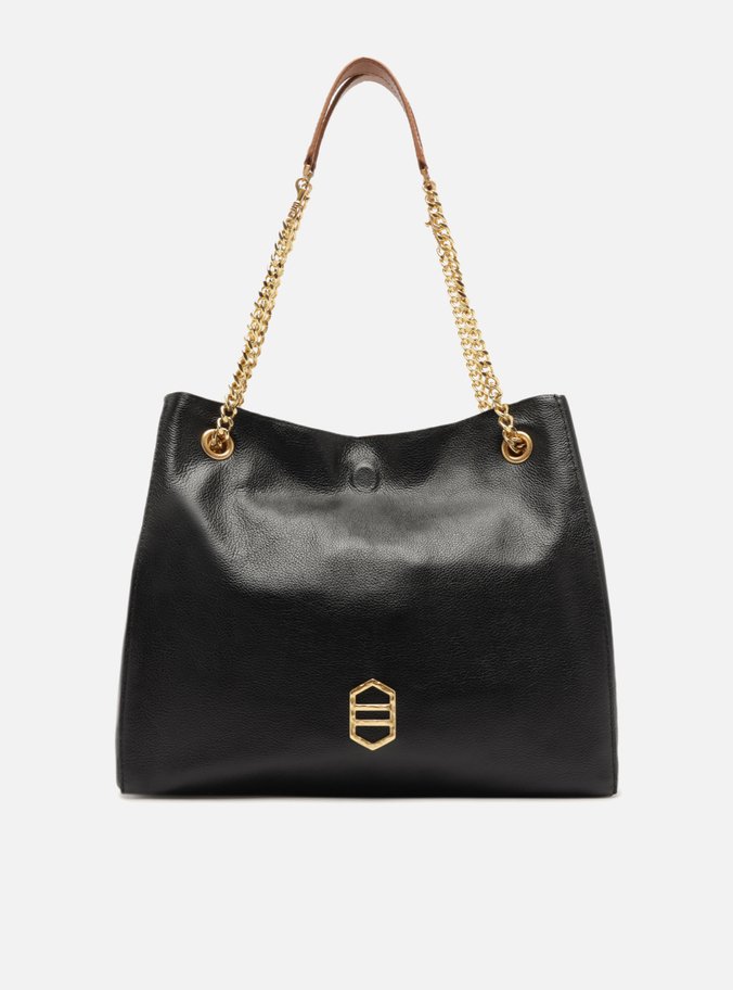 Bolsa Hobo Marrom Couro Croco Grande Reversível