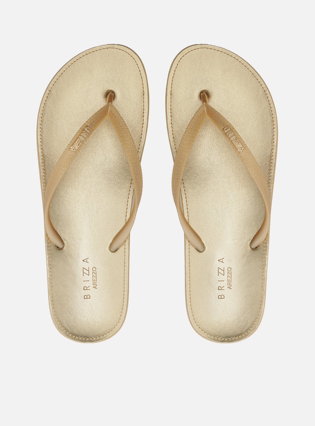 Chinelo de Dedo Dourado Recouro Fit — foto 1