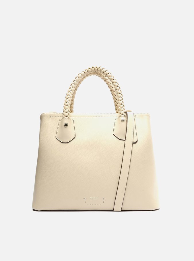 Bolsa Shopping Off-White Lulu Grande Tressê