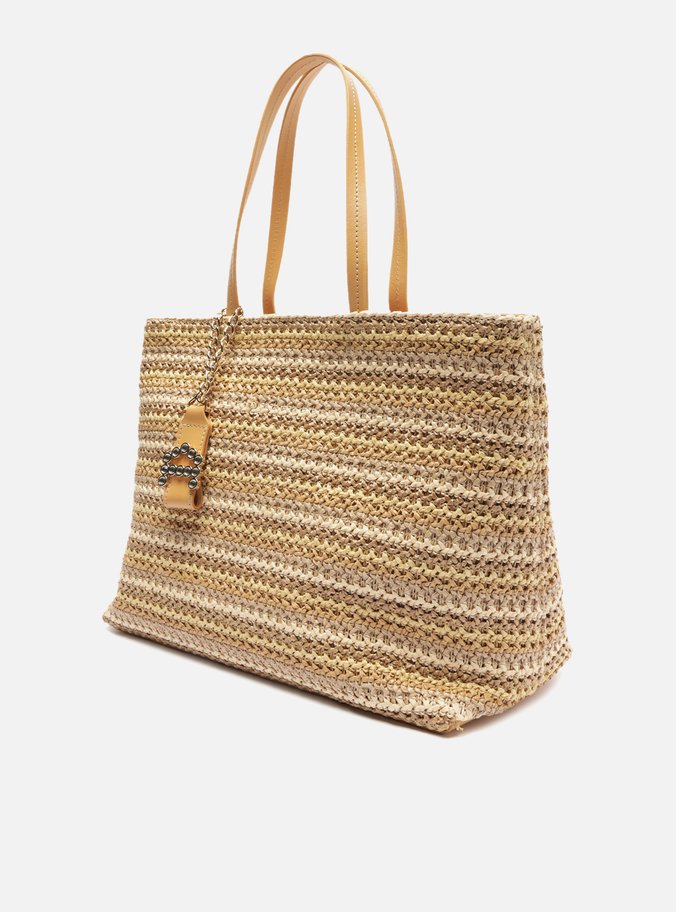 Bolsa Shopping Natural Tramada Gisele Grande