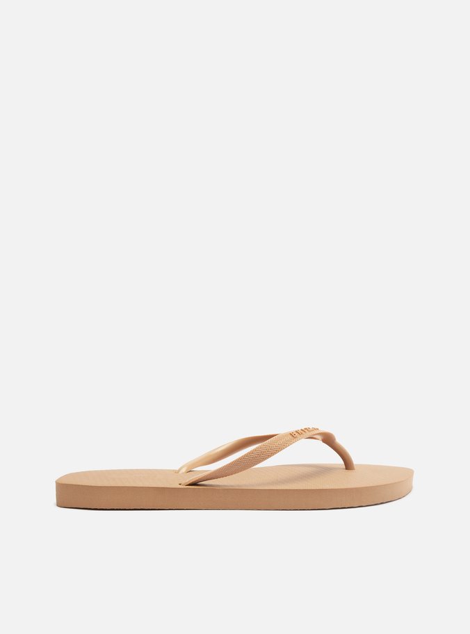 Chinelo de Dedo Nude Leaf Brizza