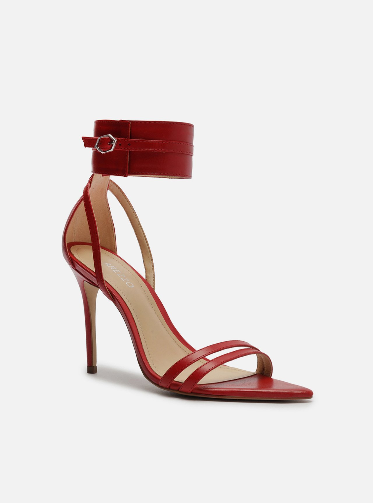 Sapato best sale arezzo vermelho