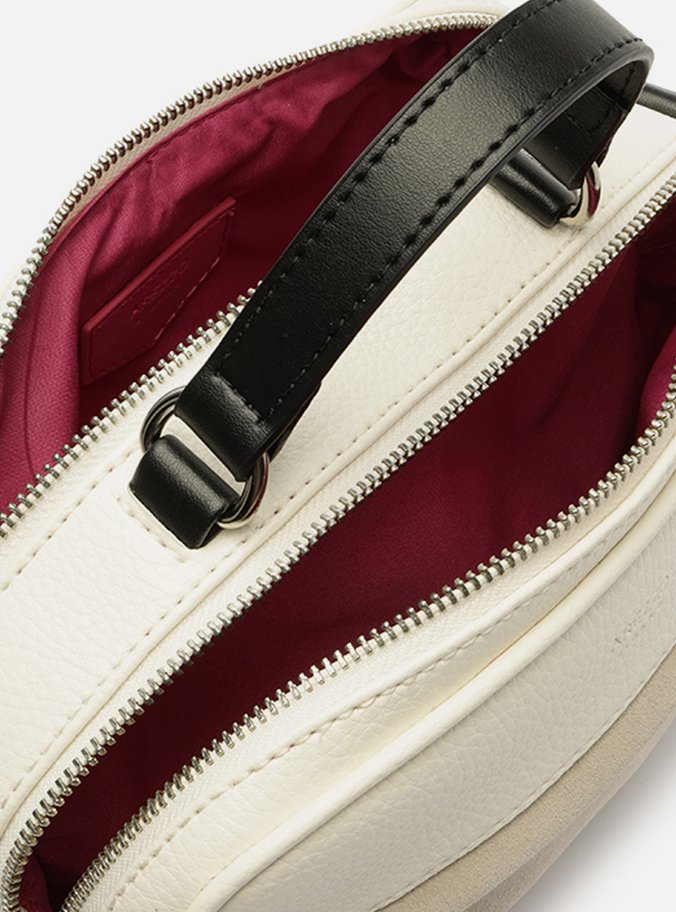 Bolsa Tiracolo Branca Prione Média Preta
