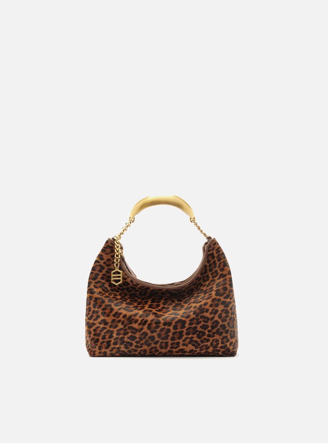 Bolsa Hobo Anima Print Tressê Pequena Silvia Braz