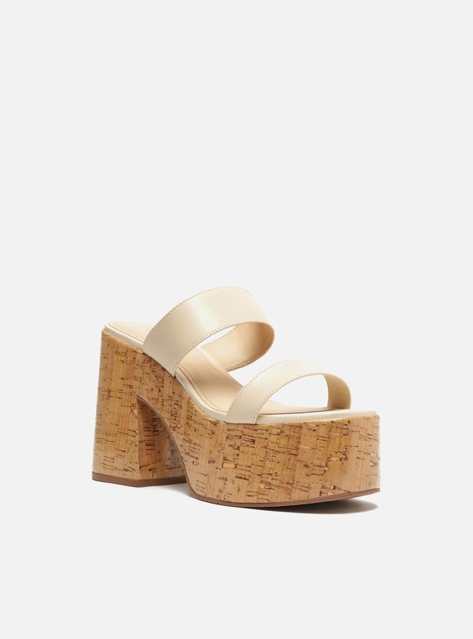 Tamanco Plataforma Off-White Natural