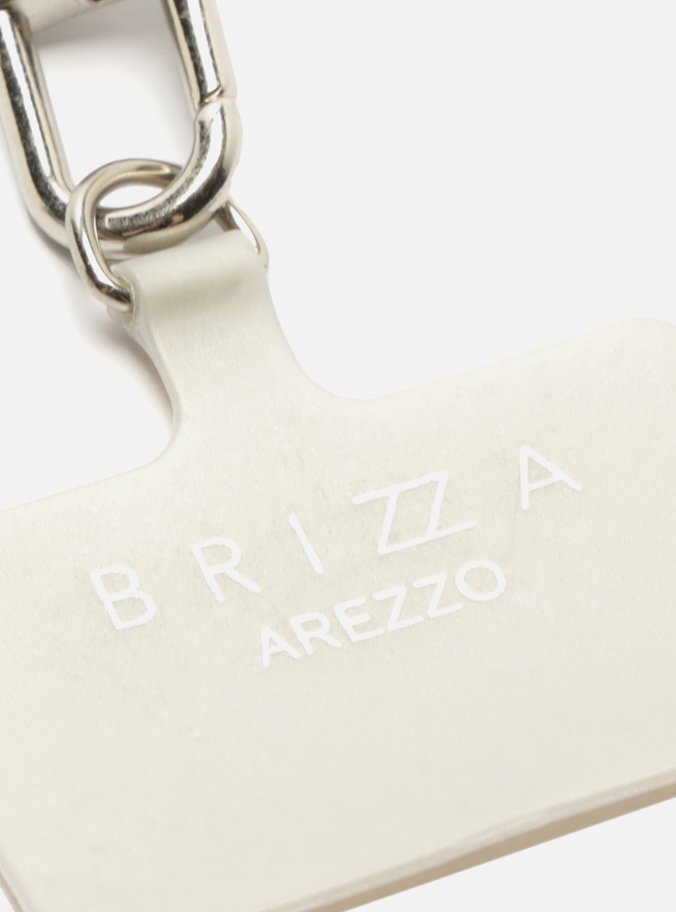 Cordão Celular Strass Prata