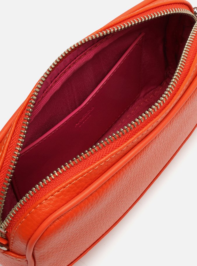 Bolsa Tiracolo Laranja Pequena Corrente Basic