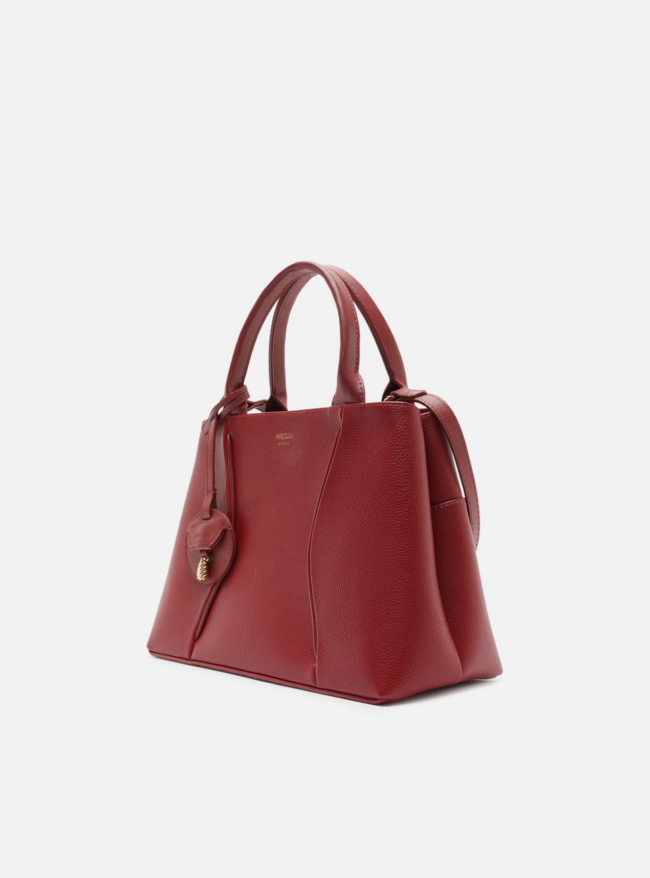 Bolsa Tote Vermelha Média Metais — foto 2