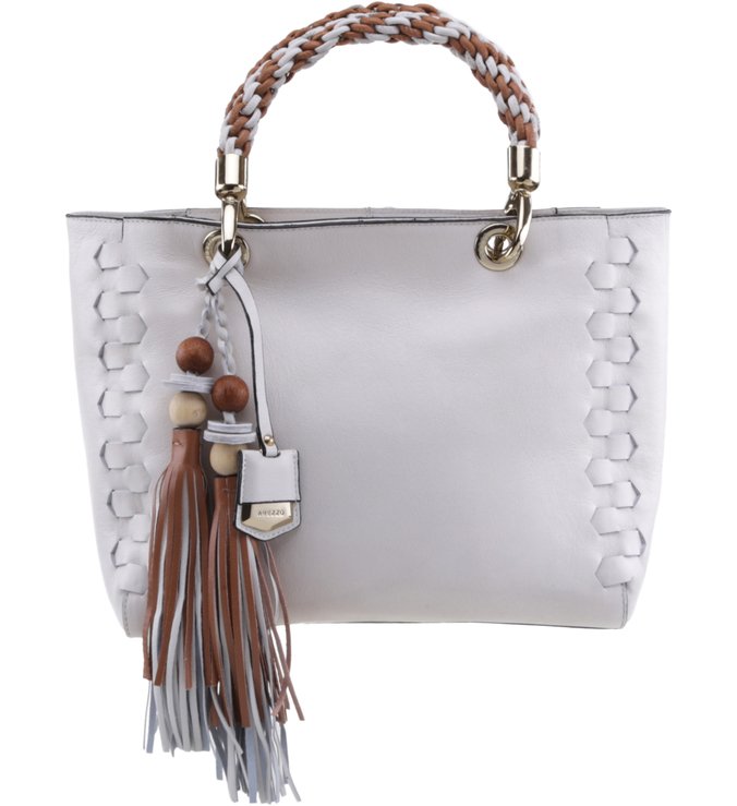 Bolsa Satchel Brigitte Branca