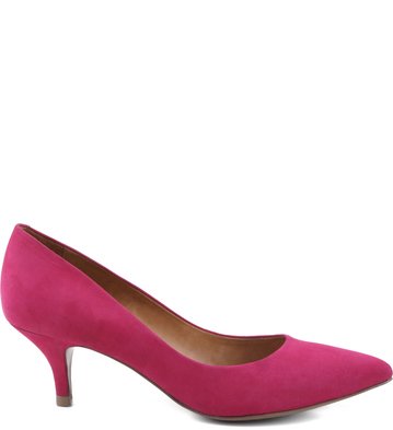 Scarpin Médio Nobuck Malva