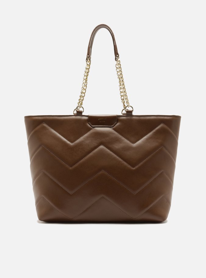 Bolsa Shopping Marrom Grande