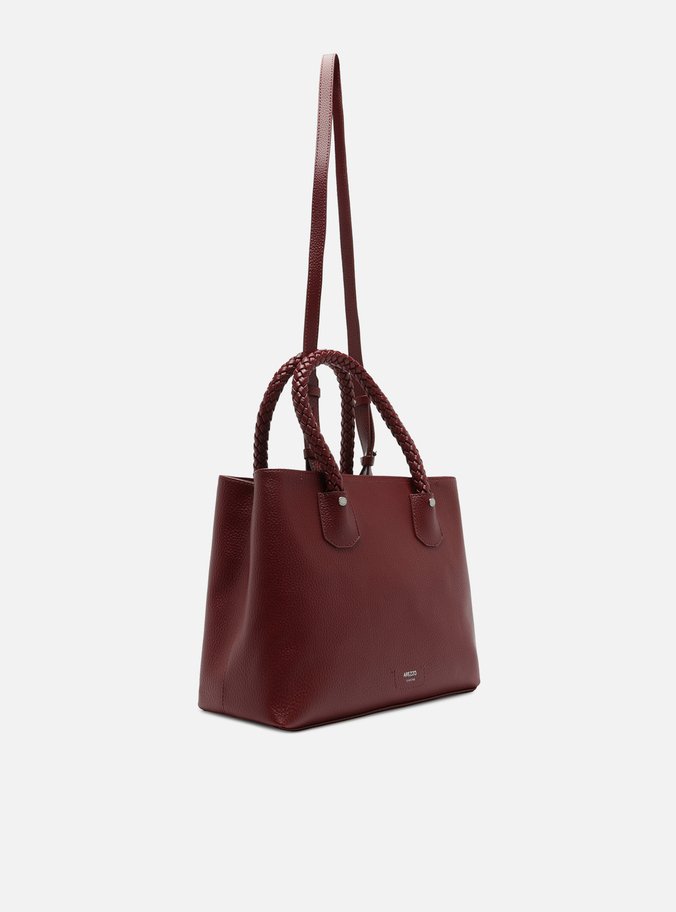 Bolsa Shopping Bordô Grande