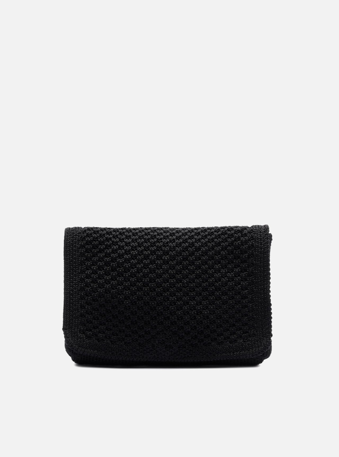 Bolsa Tiracolo Preta Crochê Média Chloe — foto 1