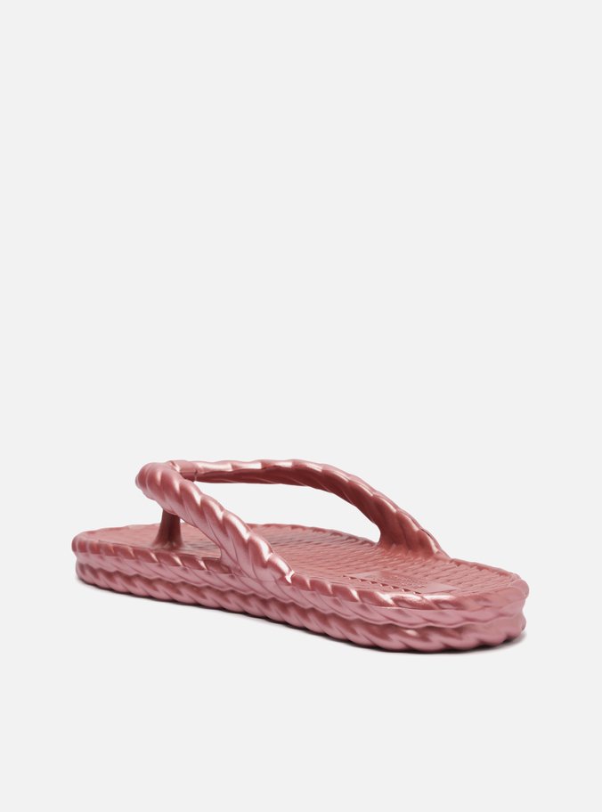 Chinelo de Dedo Rosa Metalizado Marrocos Brizza