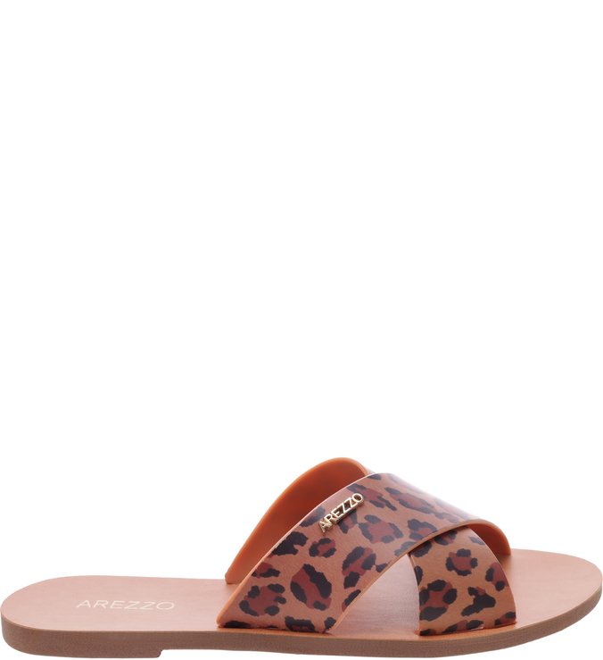 Chinelo Rasteiro Tiras Cruzadas Onza Zenglein