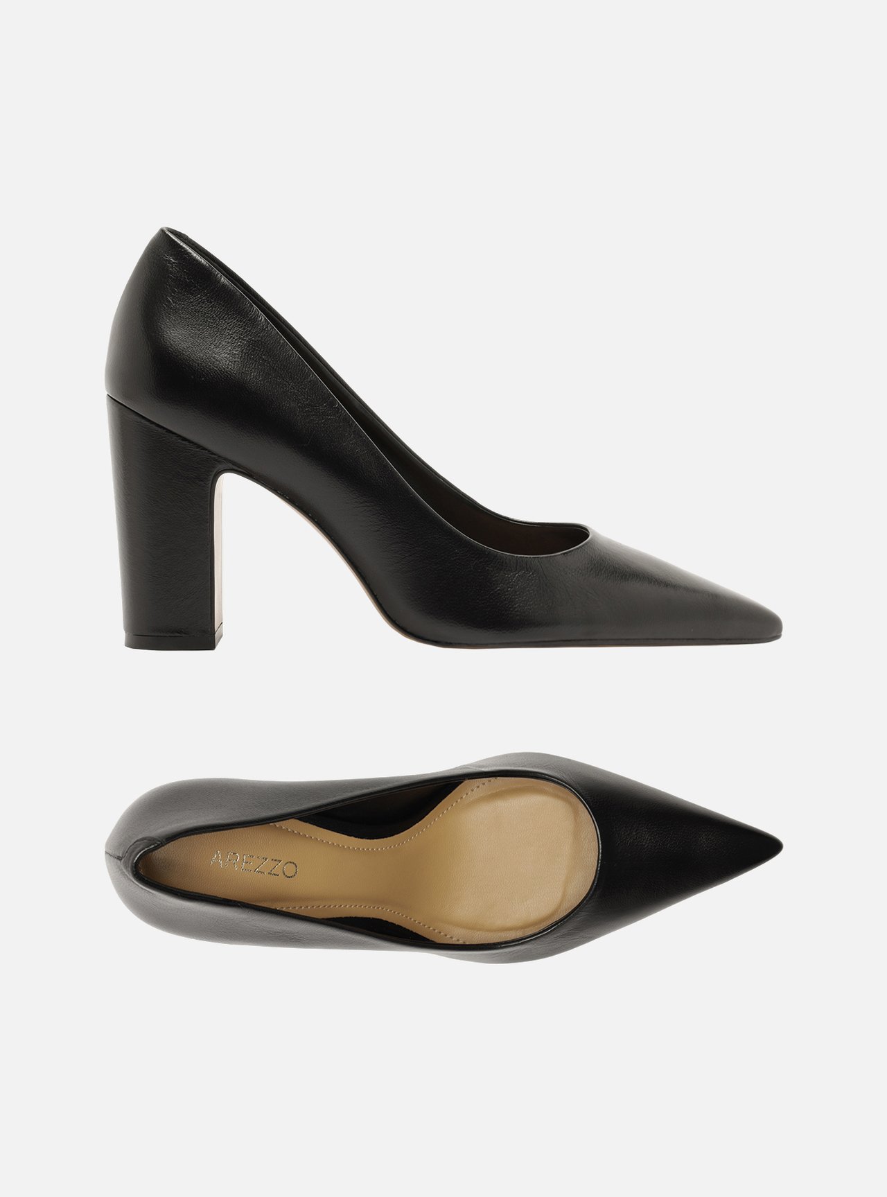 Scarpin Couro Croco Retrô Preto — foto 10
