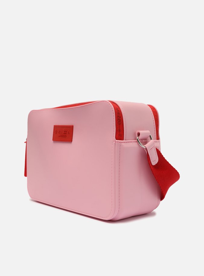Bolsa Tiracolo Rosa Média Vermelha Brizza