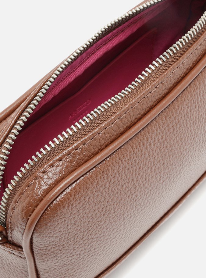 Bolsa Tiracolo Marrom Pequena Corrente Basic