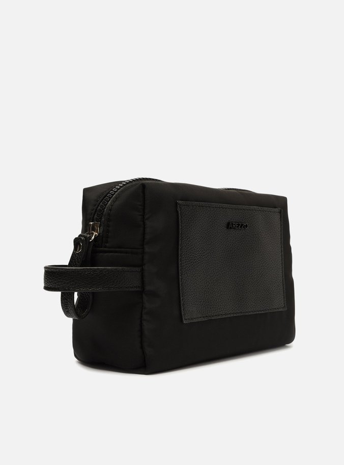 Necessaire Preta Nylon Alça