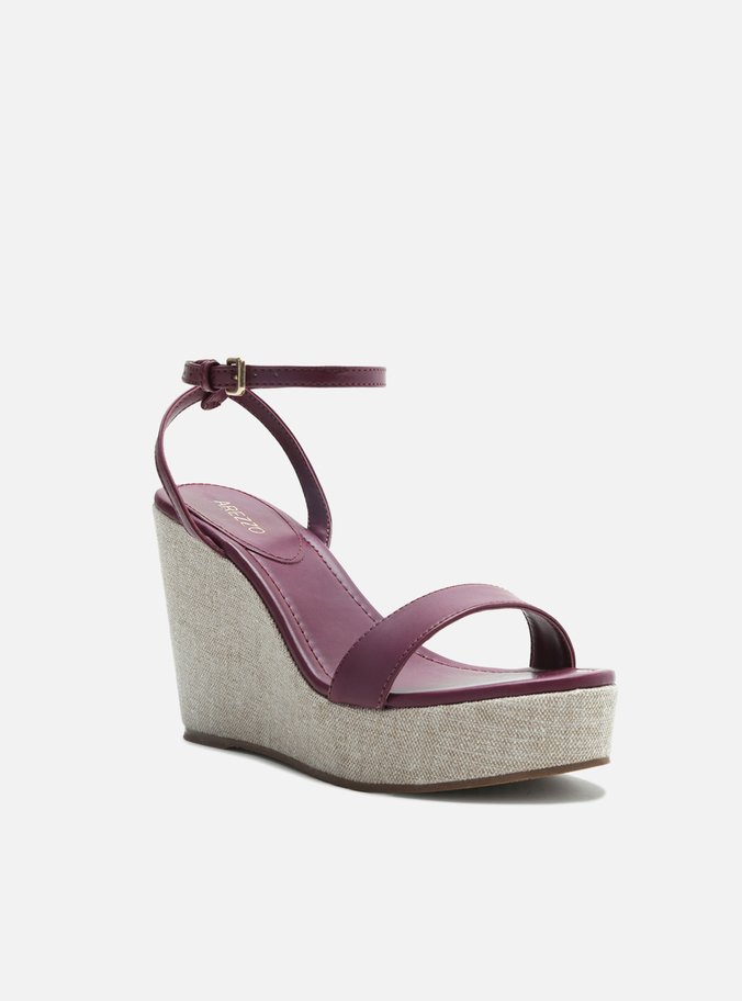 Sandalia plataforma vermelha store arezzo