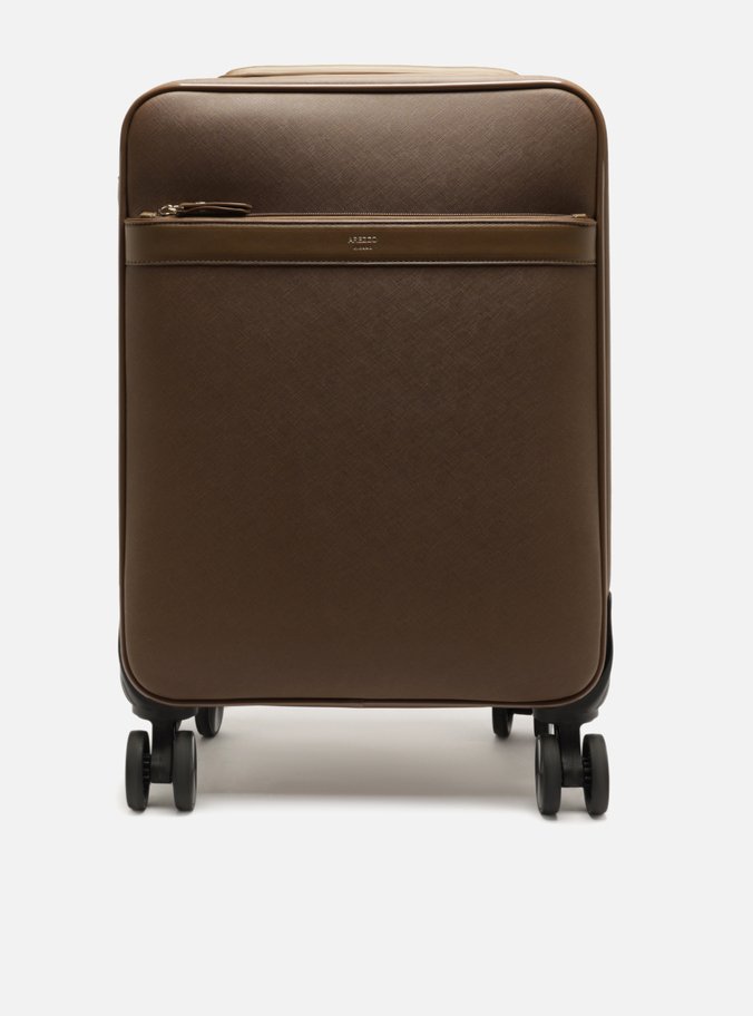 Mala Marrom Grande Metais