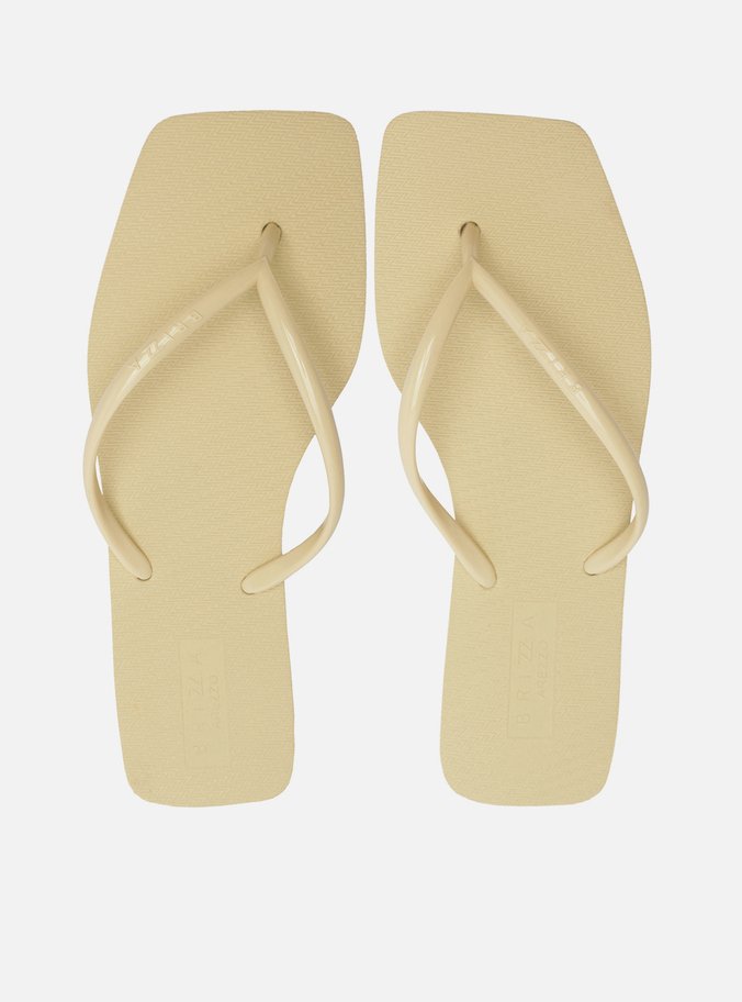 Chinelo de Dedo Branco Flat Brizza