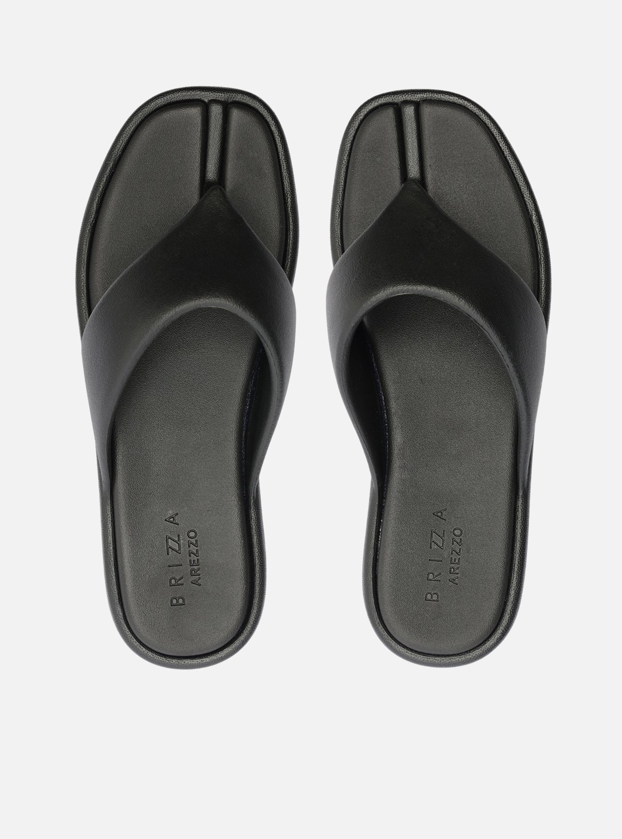 Sandália Preta Flatform Tira Larga — foto 3