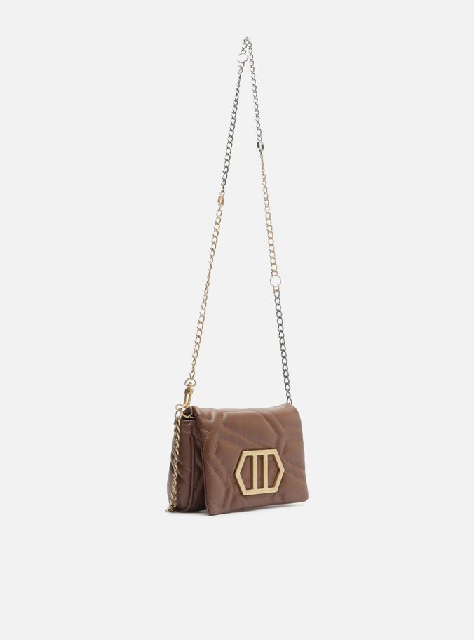 Mini Bag Tiracolo Marrom Couro Emma