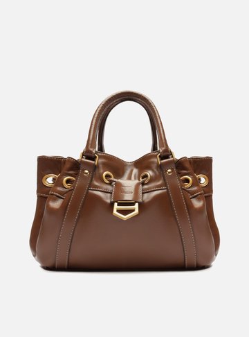 Bolsa Tote Marrom Couro Alicia Pequena