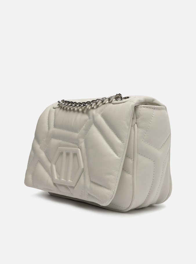 Bolsa Tiracolo Branca Couro Emma Média